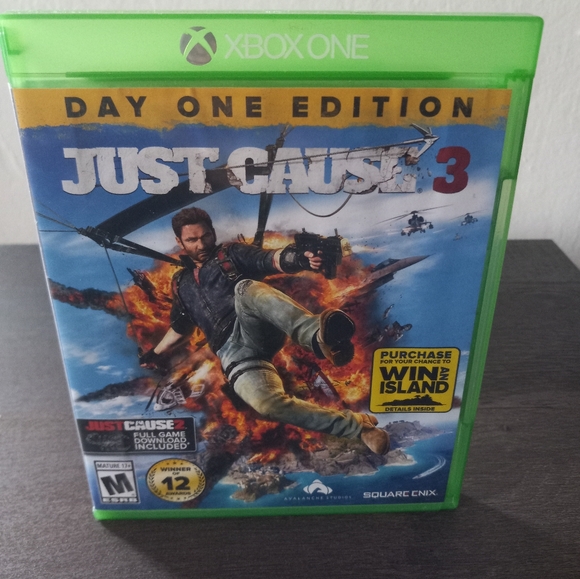 2015 Just Cause Xbox One Day One Edition Complete - Picture 1 of 8
